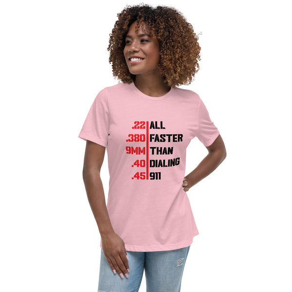Guns Are Faster Women's Relaxed Tee